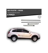CHEVROLET CAPTİVA YAN KAPI KORUMA ÇITASI PLASTİK + KROM
