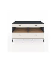 Kronos Konsol 2 Raflı 4 Çekmeceli  176x59x99 Antrasit-Çam/Aytaşı
