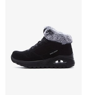 Skechers 167433 BLK Uno Rugged Kadın Bot (Siyah)