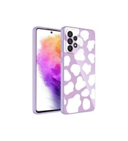 Samsung Galaxy A13 4G Uyumlu Kılıf Kamera Korumalı Desenli Sert Silikon Zore Epoksi Kapak