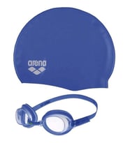 Arena Pool Jr Unisex Mavi Bone Gözlük Seti 9242370