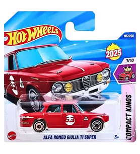 Hot Wheels Alfa Romeo Giulia TI Super - Kırmızı (1/64) 2025