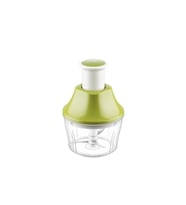 Basmalı Dinamik Manuel Doğrayıcı Rondo (3 Bıçaklı Şeffaf Mika Kristal Hazne 700 ml)