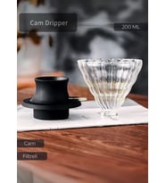 Cam Dripper Ayarlanabilir Filtreli Kahve Çekirdeği Ayrıştırma 200 ml