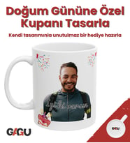 Doğum Gününe Özel Fotoğraflı Kupa – Yazılı Kişiye Özel Unutulmaz Hediye Baskılı Porselen Kupa