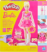 Play-Doh Barbie Fırfır Ve Fiyonk Oyuncak Bebek Seti