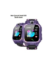 Mey İthalat® S10 Mor Akıllı Çocuk Saati
