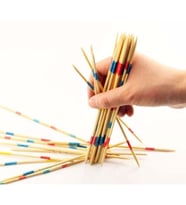 Mikado Spiel Oyun Çubukları Mikado'nun Çöpleri Akıl Zeka Oyunları Ahşap Oyuncak Çubuklar AnkaShop®64