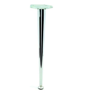 Sehpa Ayağı 13.861 - Konik 42-16mm (4 Adet) Metalik Gri