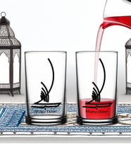 BK Gift Ramazan 2'li Şerbet Bardağı -6, Arkadaşa Hediye, Sevgiliye Hediye, Eşe Hediye