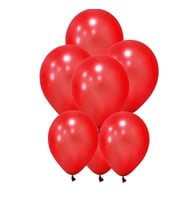 Kırmızı Düz Balon Renkli Paketli Balon 12 Inç - 20 Adet