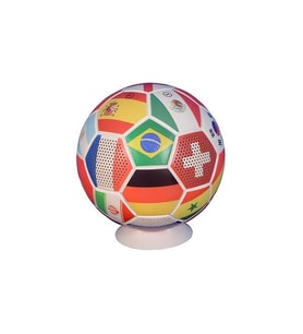Doppler Futbol Topu Bluetooth Kablosuz Hoparlör Büyük Boy Ülkeler Bayraklı