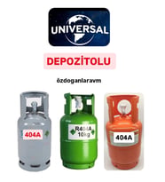 Üniversal  R-404A 10 kg Doldurabilir  Tüplü Soğutucu Gaz