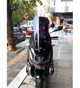 MOTOCAM Barossa ADV 125 Ön Cam 2025-2026 Model 65cm Siyah Renkli 4mm ORTA BOYLU