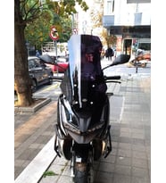 MOTOCAM Barossa ADV 125 Ön Cam 2025-2026 Model 65cm Siyah Renkli 4mm ORTA BOYLU