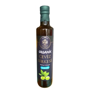 SAYGIN Organik Ceviz Sirkesi Cam Şişe 500 ml