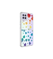 Apple iPhone 13 Uyumlu Kılıf Zore M-Blue Desenli Kapak (Kırmızı)