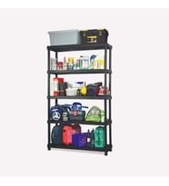 5 Zeminli Plastik Raflı Yük Dolabı 40x120x188 cm