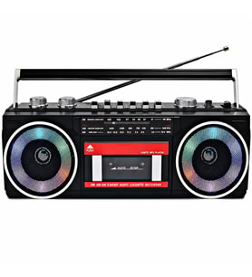 Reytek PX-666BT Bluetooth Usb+Sd+Fm Radyo Taşınabilir Rgb Işıklı Müzik Sistemi Kaset Çalar