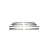 Volkswagen Bora SD İçin Uyumlu Aksesuar Ön Panjur 8 Parça Paslanmaz Çelik 1998 - 2004 (Metal)