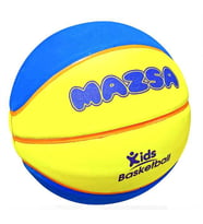 Mazsa Bb-Krf05000 Eva Foam Kids Basketbol Topu No5 (Sarı-Mavı)