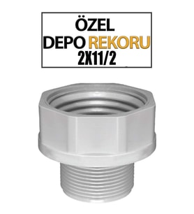 Özel Depo Rekoru 2 X 1/2 inç