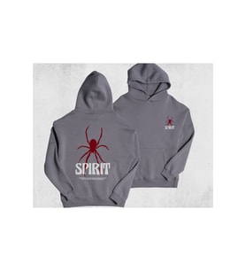 Unisex Oversize Spirit Kapüşonlu Sweatshirt