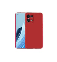 Oppo Reno 7 4G Uyumlu Kılıf Zore Premier Silikon Kapak (Kırmızı)