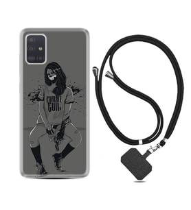 Samsung a71 A72 A73 A7 A9 2018 C7 C9 Kılıf Boyun Askılı Silikon Purest Evil 1627