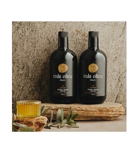 Petityu Vals Olive Premium Erken Hasat Soğuk Sıkım Naturel Sızma Katkısız Zeytinyağı (750ML)–yeni Hasat24/25 (Yeşil-Gold)