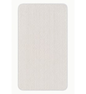 Sisal Halı İnce Bordür Bej Banyo 50x60cm