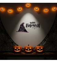 Happy Halloween Temalı Duvar Stickerı
