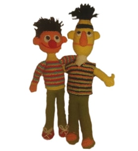 Edi ile Büdü Amigurumi Organik Oyuncak