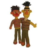 Edi ile Büdü Amigurumi Organik Oyuncak