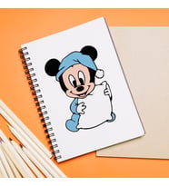 Bebek Minnie Mouse Tasarımlı Defter