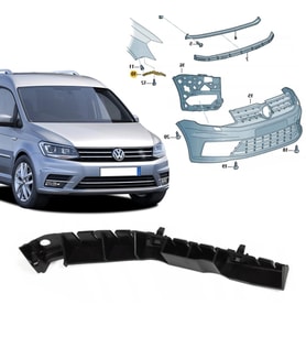Vw Caddy Sağ Ön Tampon Braketi 2015 Sonrası 2K5807184A