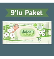 Bebem Natural Islak Havlu Mendil 90x9 810 Yaprak
