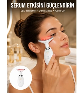7 Renkli LED Cilt Yenileyici Masaj ve Bakım Cihazı Yeni Nesil