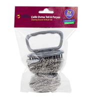 Çelik Ovma Teli Ovma Fırçası 2x20 gr.