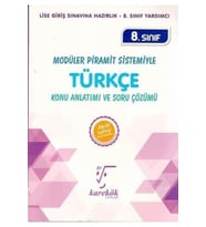 Karekök Yayınları 8. Sınıf Türkçe Mps Konu Anlatımı Ve Soru Çözümü Karekök Komisyon (Çok Renkli)