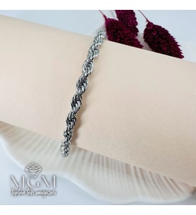 Çelik Burgu Bileklik 3 Mm - Kbl0117