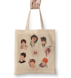 Bts Grubu Bez Çanta Uzun Saplı