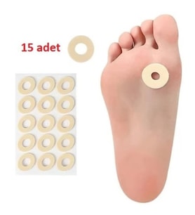 Dodes Ayak Nokta Pedi Sünger Yastık 15 li