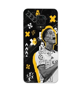 Xiaomi Redmi Note 9S - Redmi Note 9 PRO Uyumlu Jude Bellingham Tasarımlı Şeffaf Telefon Kılıfı