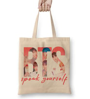 BTS Love Yourself Speak Yourself Map of the Soul Bez Çanta Uzun Saplı