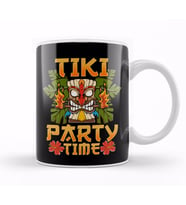 Adorable & Cute Tiki Party Time Island Luau Kupa Bardak Porselen
