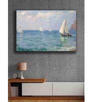 Koç stüdyo Modern tasarım kanvas tablo 50x70 (Çok Renkli)
