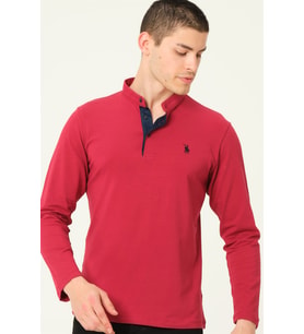 V4009 DEWBERRY ERKEK SWEATSHIRT-BORDO