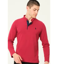 V4009 DEWBERRY ERKEK SWEATSHIRT-BORDO