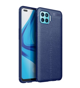 Oppo Reno 4 Lite Kılıf Auto Focus Kapak - Lacivert
